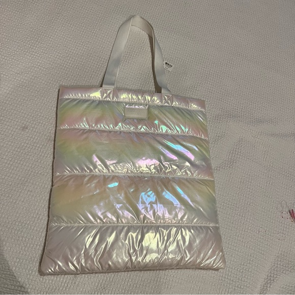 Bath & Body Works Cream Quilted Tote Bag - Picture 3 of 5